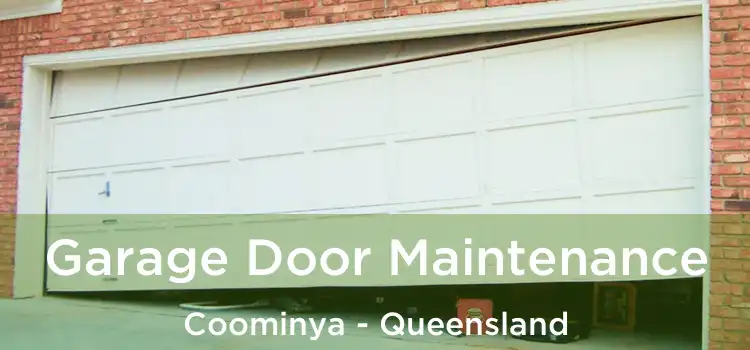 Garage Door Maintenance Coominya - Queensland