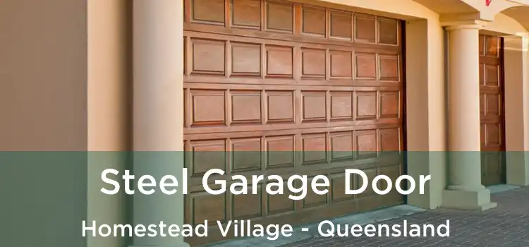 Steel Garage Door Homestead Village - Queensland