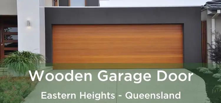 Wooden Garage Door Eastern Heights - Queensland