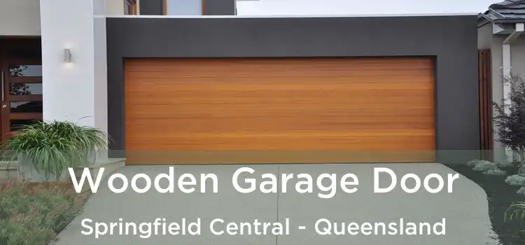 Wooden Garage Door Springfield Central - Queensland